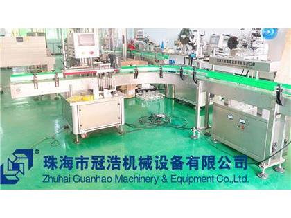 旋蓋機(jī)，鋁箔封口機(jī)，貼標(biāo)機(jī)，噴碼機(jī)，整套生產(chǎn)線已完成生產(chǎn)送貨至客戶公司